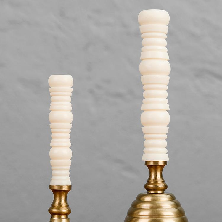 Набор из двух ручных колокольчиков Династия Set Of 2 Bells Dynasty
