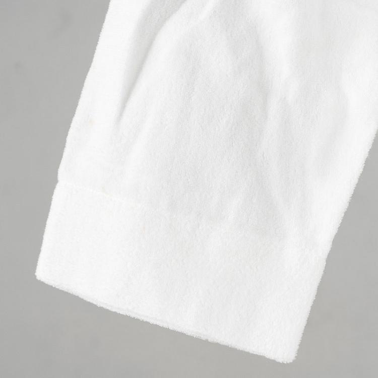 Легкая ночная хлопковая рубашка, размер M Airy Feel Shirt Robe Sleep Wear White M