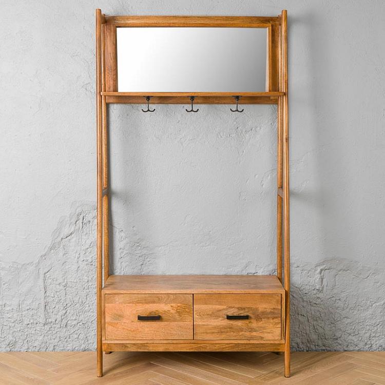 Напольная вешалка с ящиками Дева Deva Coat Hanger With Drawers