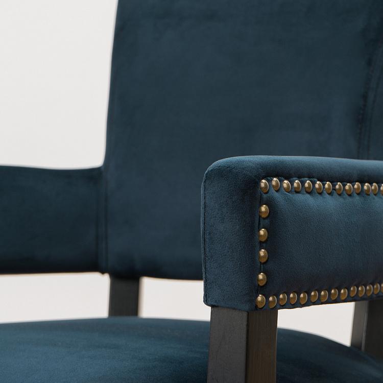 Стул Ньюпорт с подлокотниками, чёрные ножки Newport Dining Chair, Oak Black