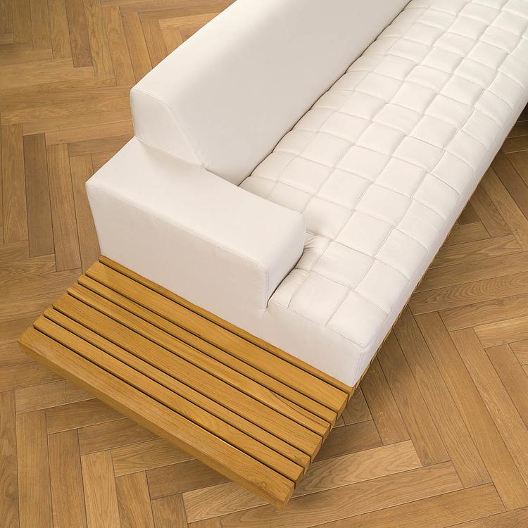 Садовый угловой диван Икона Icon Group, Golden Teak