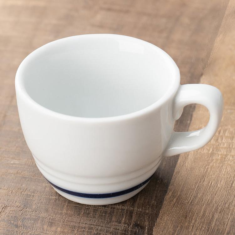 Кофейная пара Синяя полоска Filo Blue Coffee Cup And Saucer