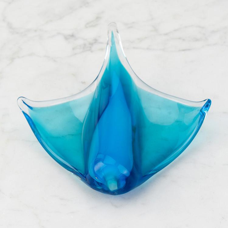 Пресс-папье Скат Glass Paperweight Ray Fish