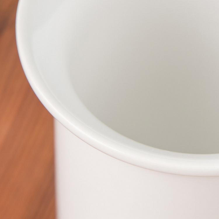 Белый стакан для зубных щёток Tumbler White