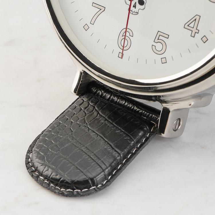 Настольные часы в виде наручных часов с черепом Skull Watch Style Table Clock