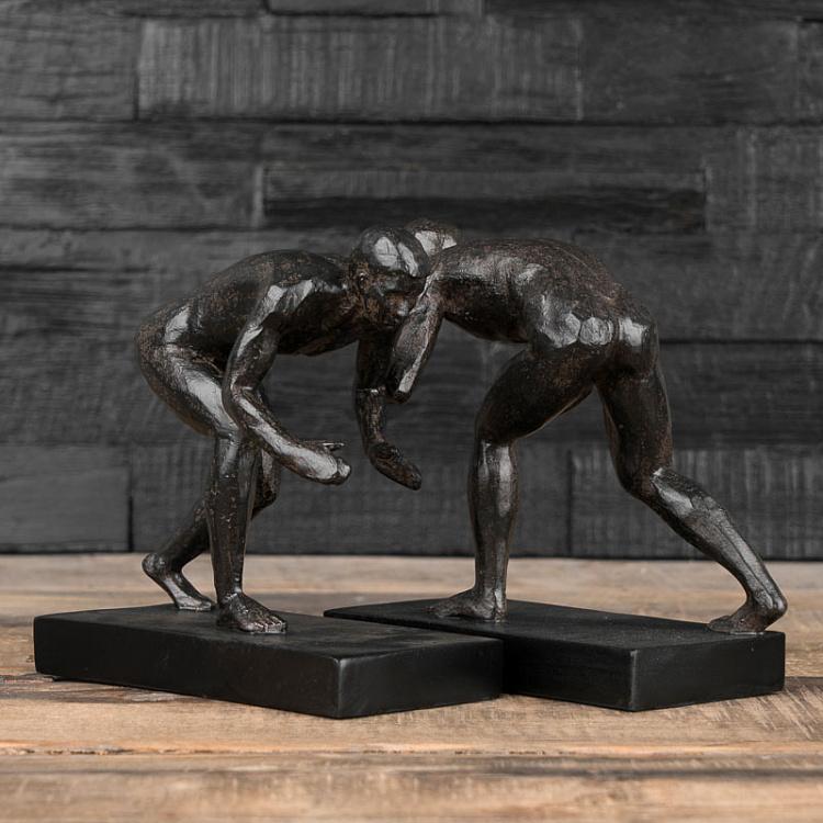 Набор из двух держателей для книг Борцы Bookend Wrestling Men