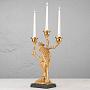 Подсвечник Golden Candle Holder Parrot On Branch