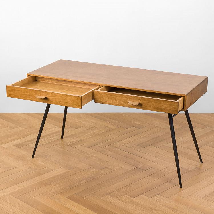 Письменный стол Динан Dinan Desk, Black Matt Metal RM