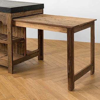 Кухонный остров раздвижной Greta Black Marble Counter With Sliding Table