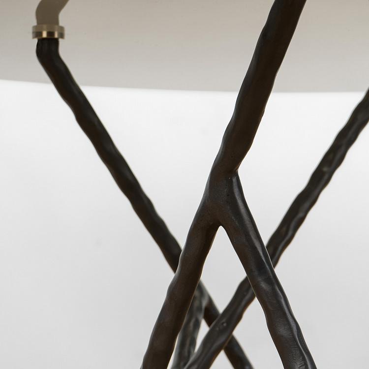 Обеденный круглый стол Чирчео Circeo Dining Table, Antracite Steel