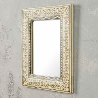 Alcazar Wood And Horn Mirror