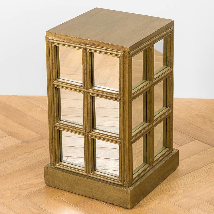 Прикроватный столик с зеркалами Фенестра  Fenestra Side Table