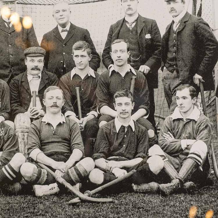 Фото-принт в раме Спортивная команда Хоккей на траве Sporting Field Hockey Team