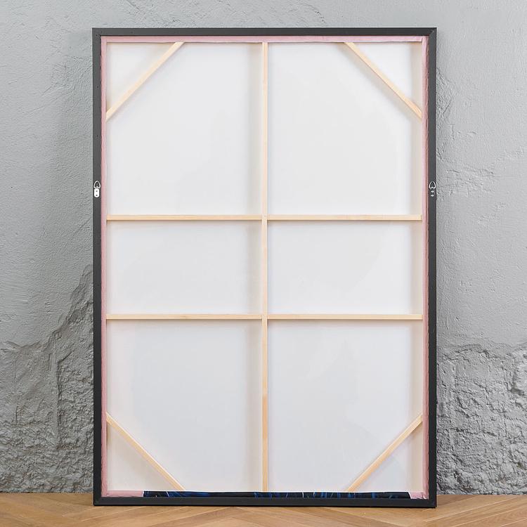 Фото-принт на холсте в раме Синий какаду Canvas Picture With Frame Blue Cockatoo