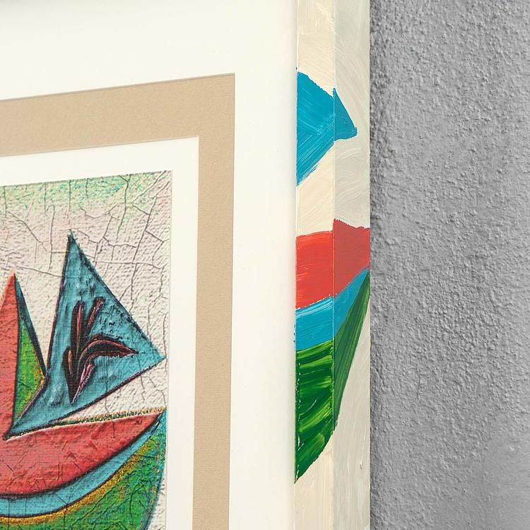 Картина-принт Флористический кубизм 1 Florist Cubist Frame 1