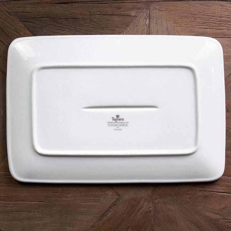 Прямоугольное сервировочное блюдо Синяя полоска Filo Blue Rectangle Platter