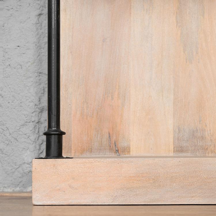 Стеллаж Карно Carnot Iron And Wood Shelf