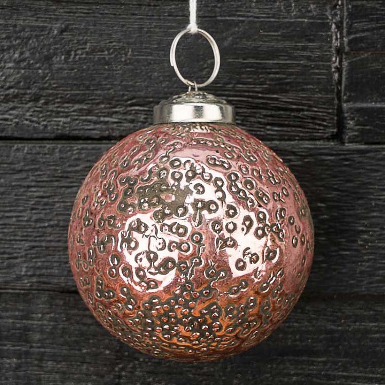 Ёлочный шар Фантом медный, S Glass Ball Phantom Copper 8 cm