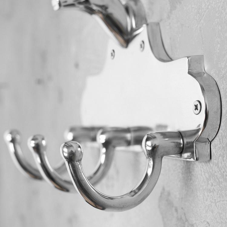 Трёхместная настенная вешалка Голова оленя Coat Rack 3 Hooks Deer Head