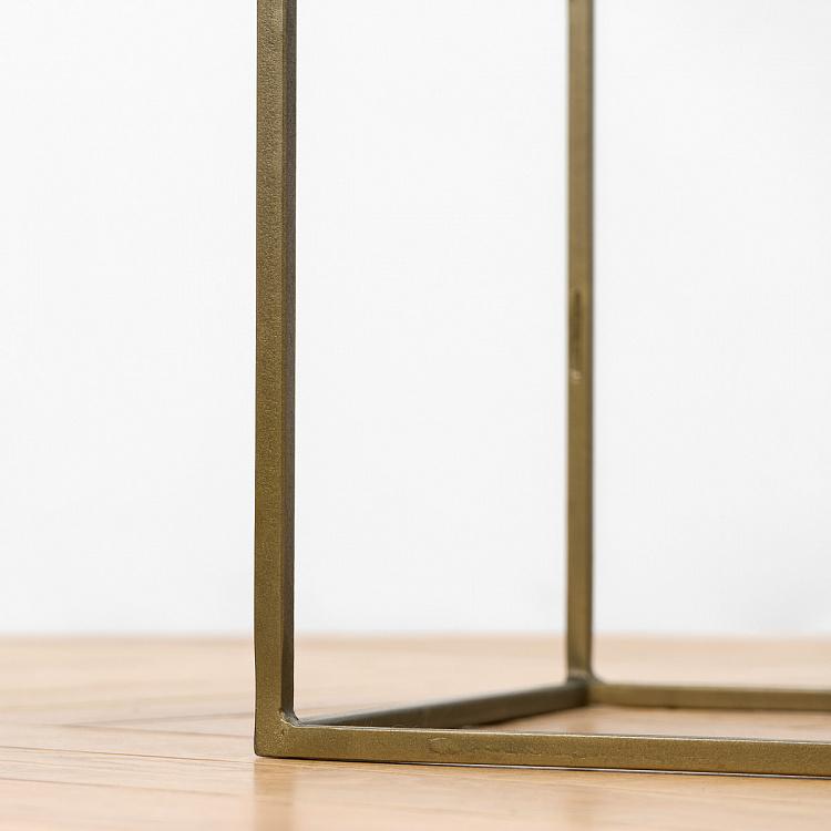 Чёрная прикроватная тумба с ящиком Black Bedside Table With Drawer