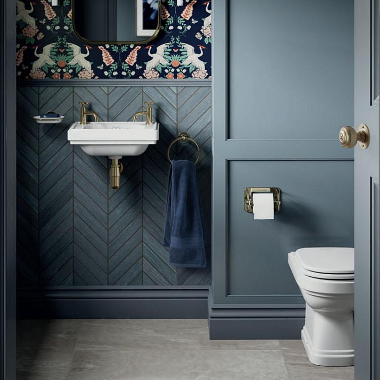 Держатель туалетной бумаги золотого цвета Toilet Roll Holder Gold