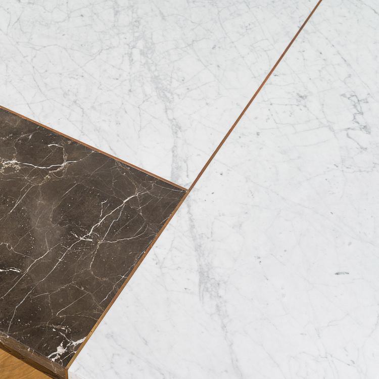 Квадратный обеденный стол Стоунпит, тёмно-коричневые ножки F310 Stonepiet Square Dining Table, Brushed Dark Brown Oak