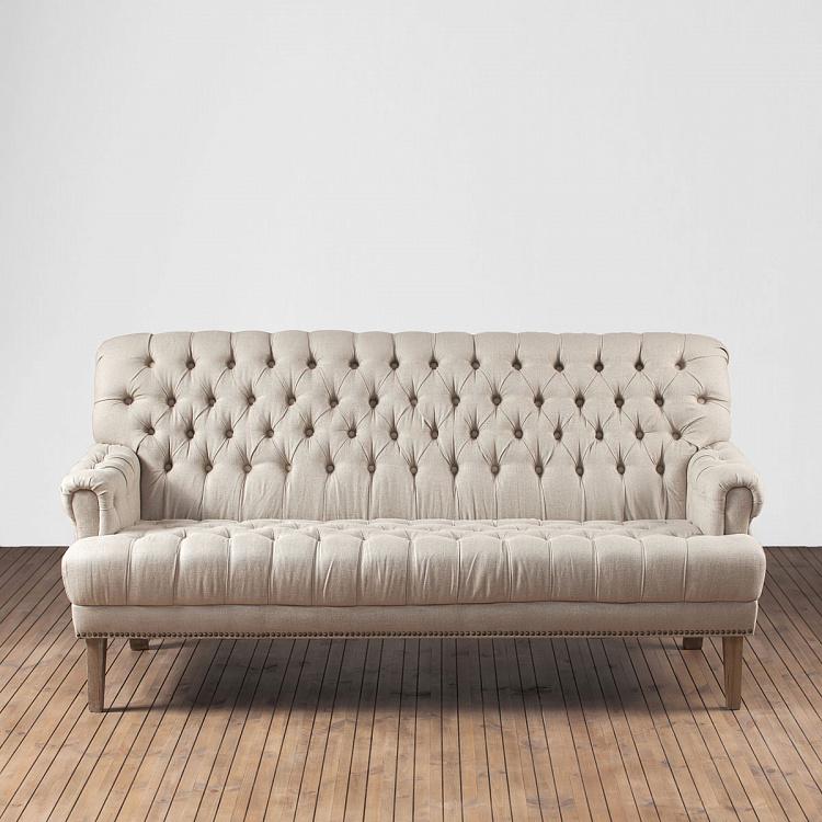 Трёхместный диван Софи, песочные ножки Sophie 3 Seater, Oak Sandwashed