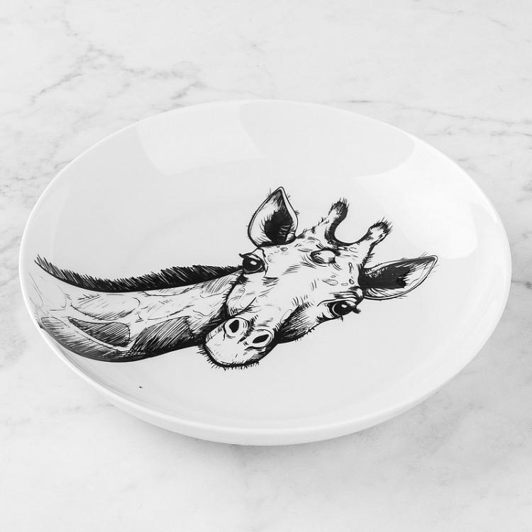 Глубокая тарелка Жираф Giraffe Deep Plate