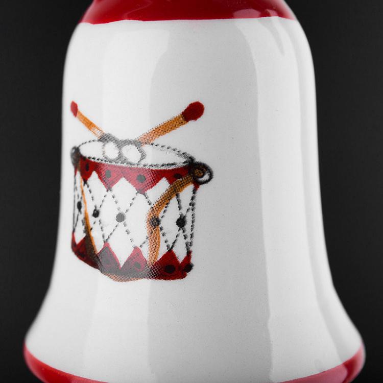 Набор из трёх ёлочных игрушек Колокольчик, сапог и шар Set Of 3 Bell/Sock/Ball 7 cm