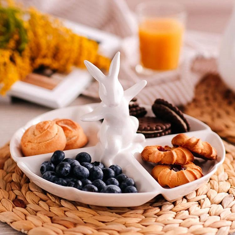Менажница Кролик-озорник Serving Dish Naughty Rabbit