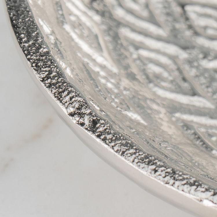 Подставка для мелочей и украшений серебряного цвета Ананас Trinket Tray Silver Pineapple