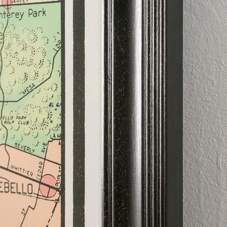 Картина-принт Карта Лос-Анджелеса, L Map Los Angeles Large