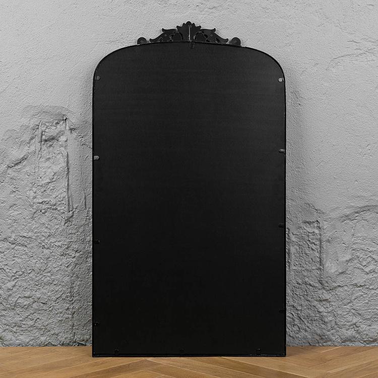 Зеркало арочное Диа в чёрной раме, S Dia Arched Mirror Black Small