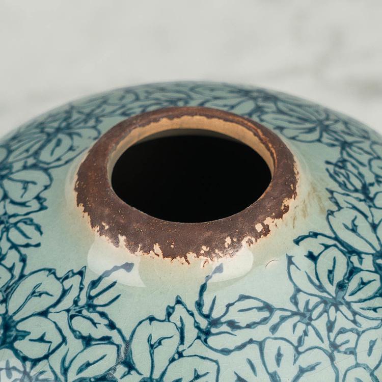 Цилиндрическая ваза с цветочным узором Flowery Vase Cylinder