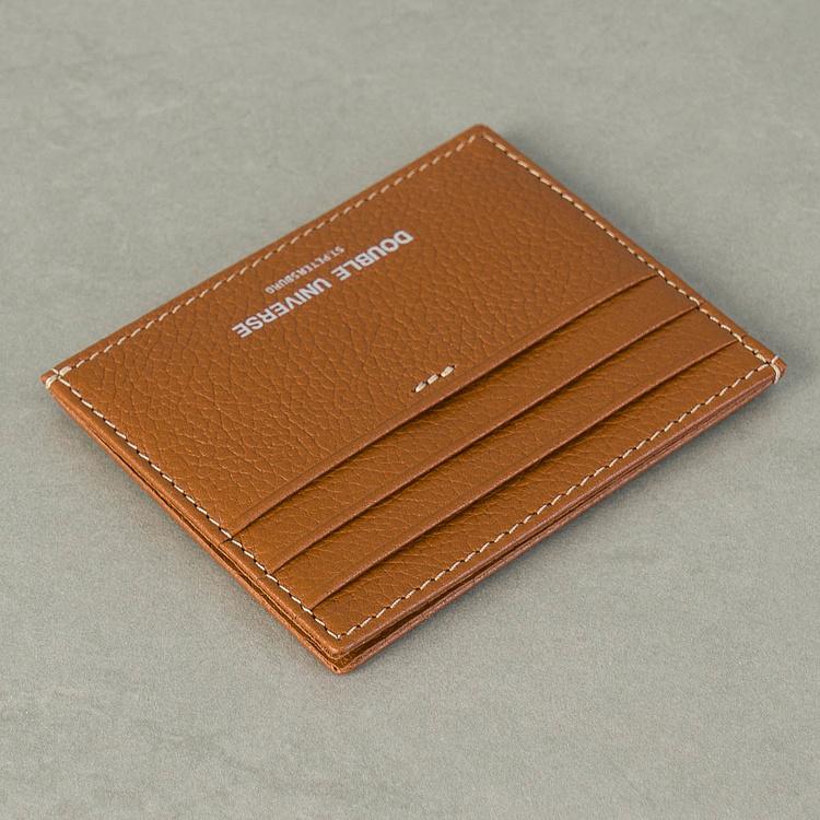 Кожаный картхолдер Двойная Вселенная Double Universe Cardholder