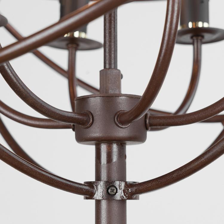 Торшер со столиком из мрамора и гироскопом Gyro Floor Lamp With Tray