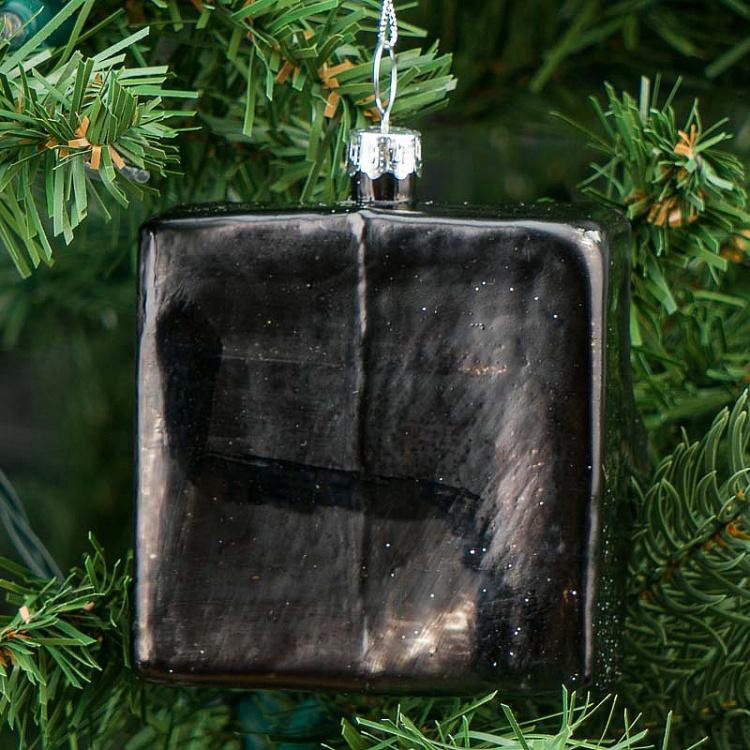 Ёлочная игрушка Пианино Glass Hanger Piano Black 9 cm