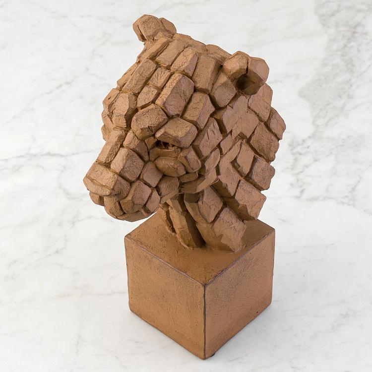 Статуэтка Бюст пантеры с эффектом треснувшей земли Panther Cracked Earth Effect Bust