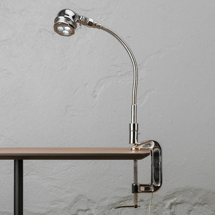 Настольная лампа на струбцине Шарнир Knuckle Joint Clip Lamp