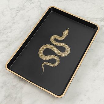 Tray With Snake Print