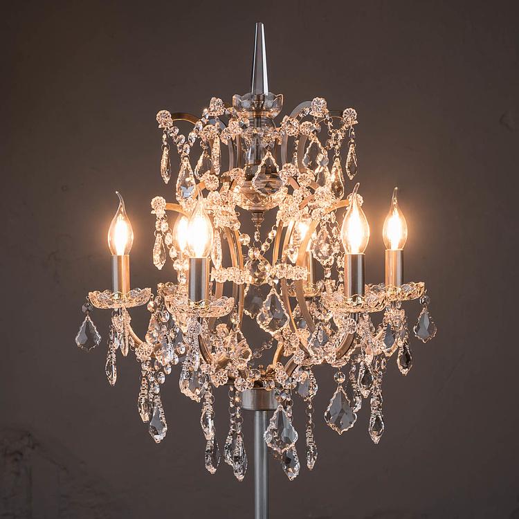 Хрустальный торшер Кристалл Crystal Floor Lamp