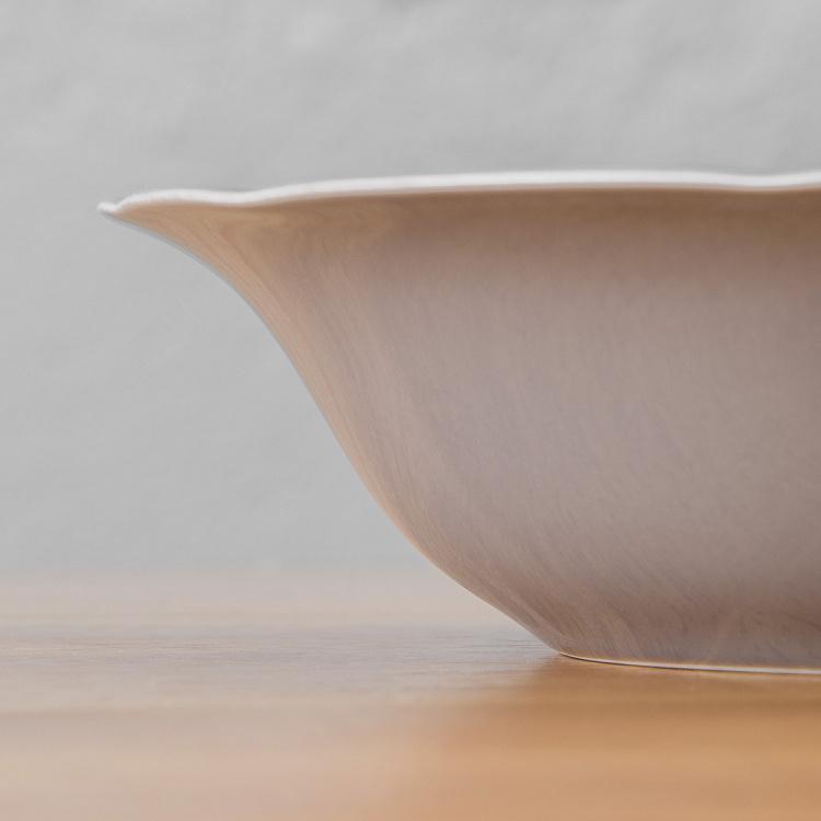 Туманно-серая салатница Старая Вена, L Vecchio Vienna Salad Bowl Large London Smoke