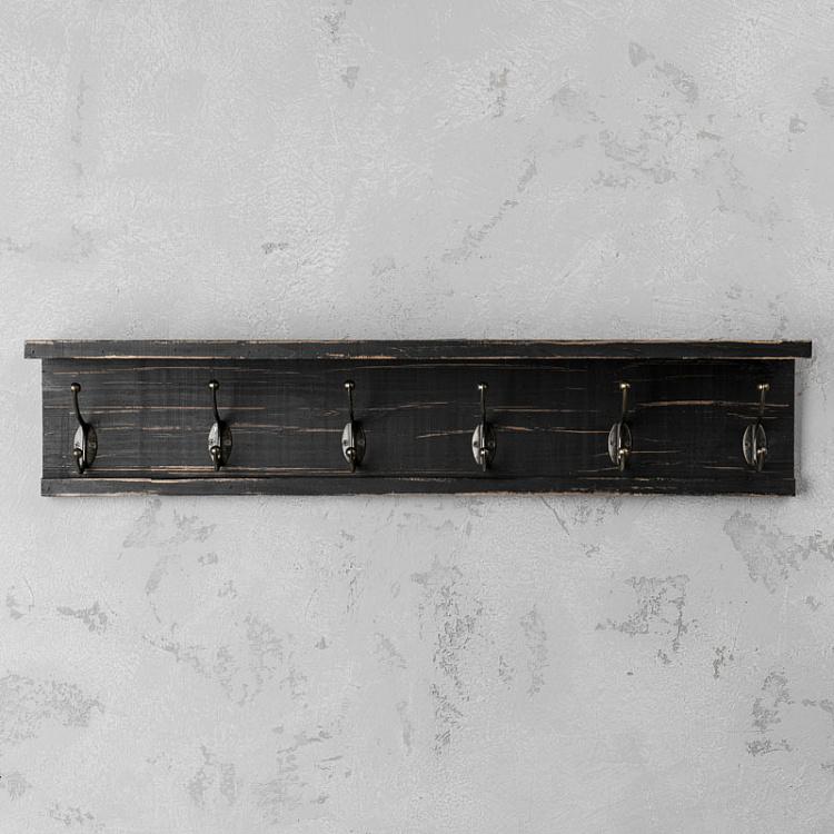Шестиместная настенная вешалка Coat Holder With 6 Hooks
