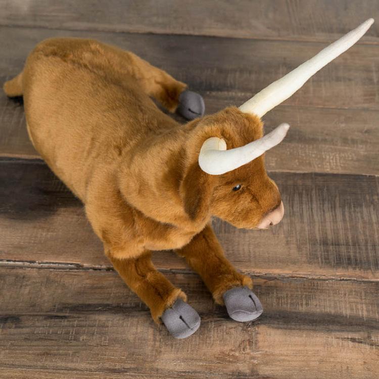 Мягкая игрушка Лежащий бык Bull Lying