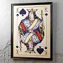 Картина-принт Cards Konig Spades