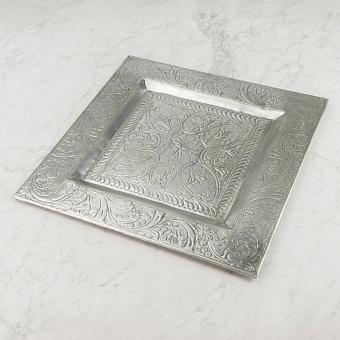 Tray Square Silver Medium