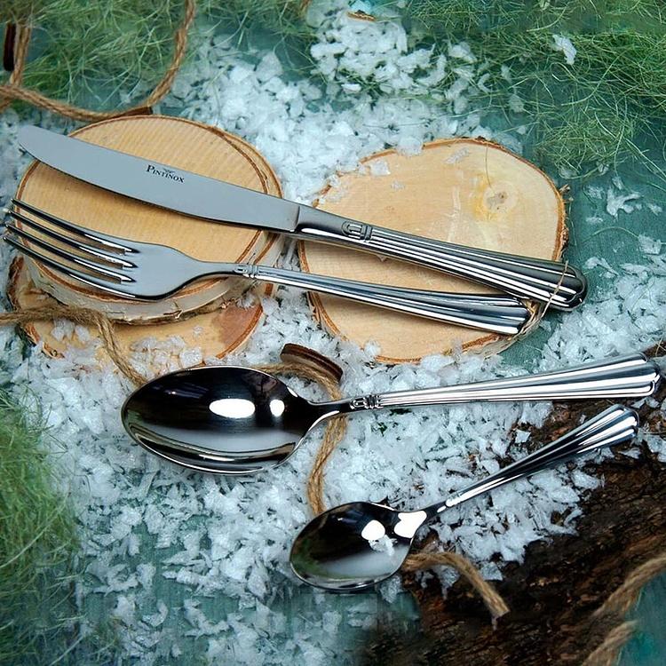 Набор из 126 столовых приборов на 12 персон в деревянной коробке Бернини Set Of 126 Cutlery Pieces Bernini Wooden Box