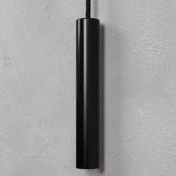 Настенные часы с циферблатом чёрного цвета Безмятежность, M Serenity Clock Medium, Black