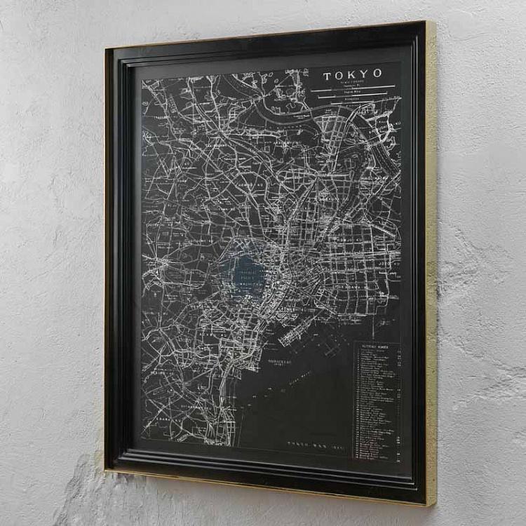 Арт-объект Карта Токио Savoy Map Tokyo