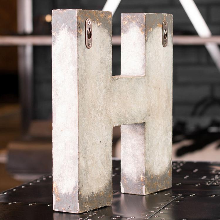 Декоративная буква H, S Uncle David Letter H Small